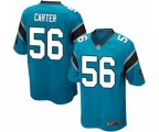 Carolina Panthers #56 Jermaine Carter Game Blue Alternate Football Jersey