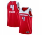 Sacramento Kings #4 Chris Webber Swingman Red Basketball Jersey - 2019-20 City Edition