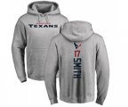 Houston Texans #17 Vyncint Smith Ash Backer Pullover Hoodie