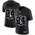 Oakland Raiders #34 Bo Jackson Black Nike Black Shadow Edition Limited Jersey