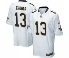 New Orleans Saints #13 Michael Thomas Game White Football Jersey