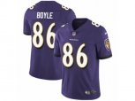 Baltimore Ravens #86 Nick Boyle Vapor Untouchable Limited Purple Team Color NFL Jersey