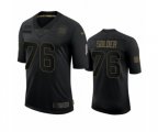 New York Giants #76 Nate Solder Black 2020 Salute to Service Limited Jersey