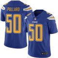 Los Angeles Chargers #50 Hayes Pullard Limited Electric Blue Rush Vapor Untouchable NFL Jersey