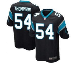 Carolina Panthers #54 Shaq Thompson Game Black Team Color Football Jersey