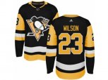 Adidas Pittsburgh Penguins #23 Scott Wilson Authentic Black Home NHL Jersey