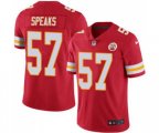 Kansas City Chiefs #57 Breeland Speaks Red Team Color Vapor Untouchable Limited Player Football Jersey