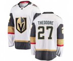 Vegas Golden Knights #27 Shea Theodore Authentic White Away Fanatics Branded Breakaway NHL Jersey