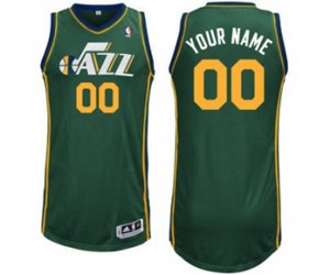 Utah Jazz Green Custom Basketball Jersey