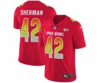 Kansas City Chiefs #42 Anthony Sherman Limited Red AFC 2019 Pro Bowl Football Jersey