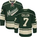 Minnesota Wild #7 Matt Cullen Premier Green Third NHL Jersey