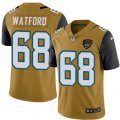 Jacksonville Jaguars #68 Earl Watford Limited Gold Rush Vapor Untouchable NFL Jersey