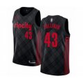 Portland Trail Blazers #43 Anthony Tolliver Swingman Black Basketball Jersey - City Edition