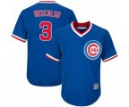 Chicago Cubs #3 Daniel Descalso Replica Royal Blue Cooperstown Cool Base Baseball Jersey