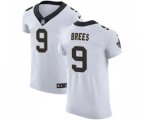 New Orleans Saints #9 Drew Brees White Vapor Untouchable Elite Player Football Jersey