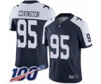 Dallas Cowboys #95 Christian Covington Navy Blue Throwback Alternate Vapor Untouchable Limited Player 100th Season Football Jersey
