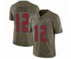Houston Texans #12 Kenny Stills Limited Olive 2017 Salute to Service Football Jersey