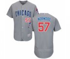 Chicago Cubs James Norwood Grey Road Flex Base Authentic Collection Baseball Player Jersey