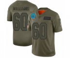 Carolina Panthers #60 Daryl Williams Limited Camo 2019 Salute to Service Football Jersey