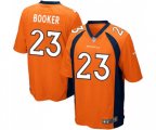 Denver Broncos #23 Devontae Booker Game Orange Team Color Football Jersey