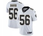 New Orleans Saints #56 DeMario Davis White Vapor Untouchable Limited Player Football Jersey