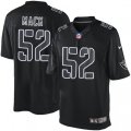 Oakland Raiders #52 Khalil Mack Limited Black Impact NFL Jersey