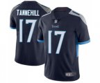 Tennessee Titans #17 Ryan Tannehill Navy Blue Team Color Vapor Untouchable Limited Player Football Jersey