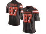 Cleveland Browns #87 Seth DeValve Game Brown Team Color NFL Jersey