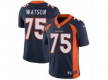 Denver Broncos #75 Menelik Watson Vapor Untouchable Limited Navy Blue Alternate NFL Jersey