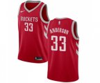 Houston Rockets #33 Ryan Anderson Swingman Red Road NBA Jersey - Icon Edition