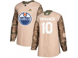 Edmonton Oilers #10 Esa Tikkanen Camo Authentic 2017 Veterans Day Stitched NHL Jersey