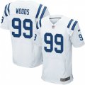 Indianapolis Colts #99 Al Woods Elite White NFL Jersey