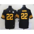 Pittsburgh Steelers #22 Najee Harris Nike Black-Yellow 2021 Draft First Round Pick Limited Jersey