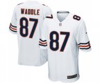 Chicago Bears #87 Tom Waddle Game White Football Jersey