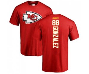 Kansas City Chiefs #88 Tony Gonzalez Red Backer T-Shirt