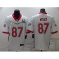 Kansas City Chiefs #87 Travis Kelce Nike White 2022 AFC Pro Bowl Limited Jersey