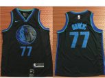 Nike Dallas Mavericks #77 Luka Doncic Black 2018-19 NBA Swingman City Edition Jersey