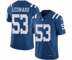 Indianapolis Colts #53 Darius Leonard Limited Royal Blue Rush Vapor Untouchable Football Jersey