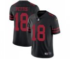 San Francisco 49ers #18 Dante Pettis Black Vapor Untouchable Limited Player Football Jersey