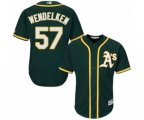 Oakland Athletics J.B. Wendelken Replica Green Alternate 1 Cool Base Baseball Player Jersey
