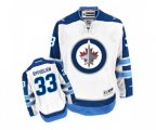 Winnipeg Jets #33 Dustin Byfuglien Authentic White Away NHL Jersey