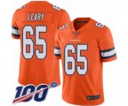 Denver Broncos #65 Ronald Leary Limited Orange Rush Vapor Untouchable 100th Season Football Jersey