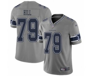 Dallas Cowboys #79 Trysten Hill Limited Gray Inverted Legend Football Jersey