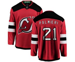 New Jersey Devils #21 Kyle Palmieri Fanatics Branded Red Home Breakaway Hockey Jersey