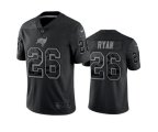 Tampa Bay Buccaneers #26 Logan Ryan Black Reflective Limited Stitched Jersey