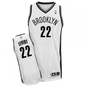 Brooklyn Nets #22 Caris LeVert Authentic White Home NBA Jersey