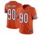 Chicago Bears #90 Jonathan Bullard Orange Alternate 100th Season Limited Football Jersey