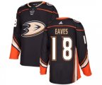 Anaheim Ducks #18 Patrick Eaves Authentic Black Home Hockey Jersey