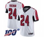 Atlanta Falcons #24 Devonta Freeman White Vapor Untouchable Limited Player 100th Season Football Jersey