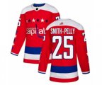 Washington Capitals #25 Devante Smith-Pelly Authentic Red Alternate NHL Jersey
